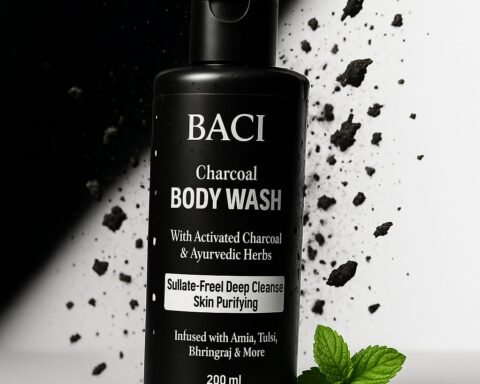 Baci Activated Charcoal Body Wash
