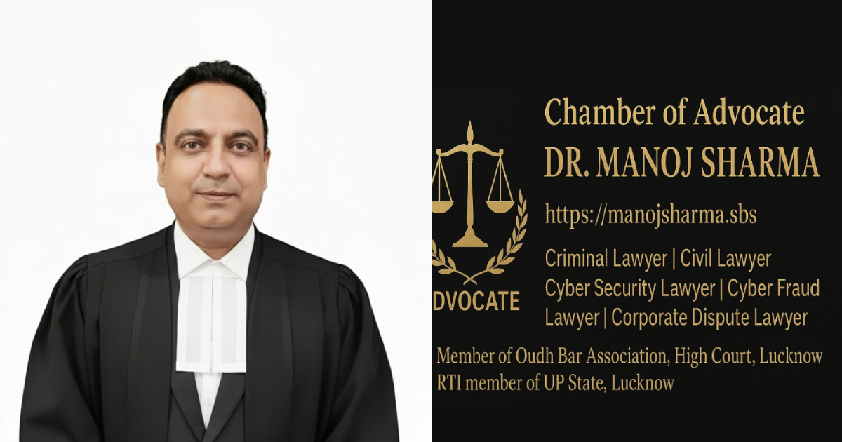 Advocate Manoj Sharma